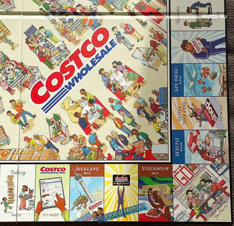 Costco Monopoly gameboard | Quadrant 1