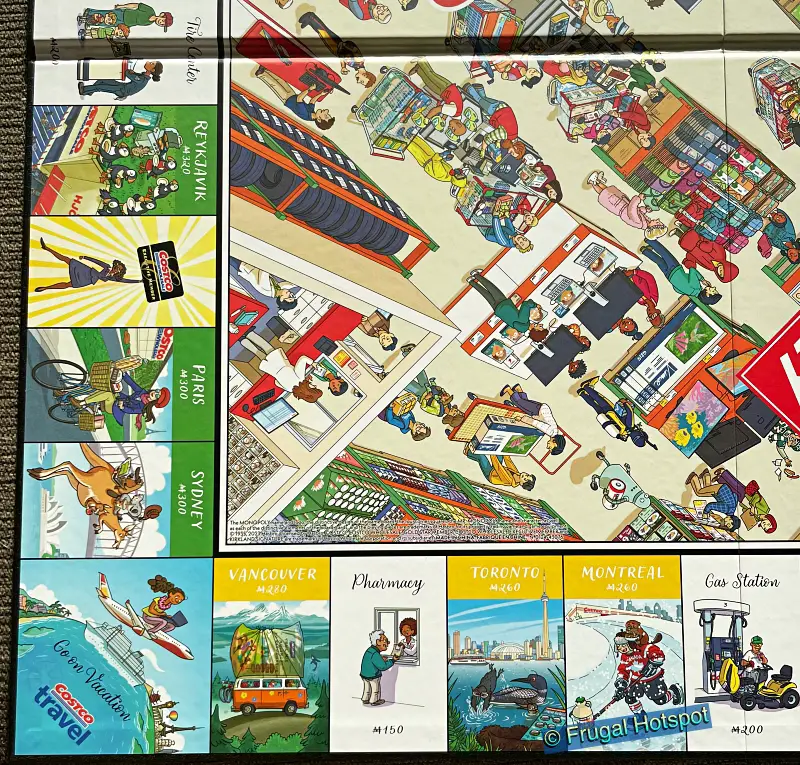 Costco Monopoly gameboard | Quadrant 4
