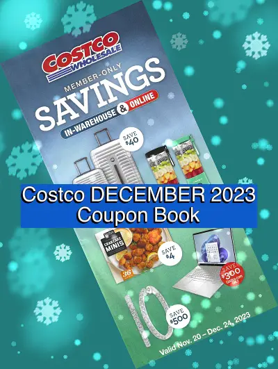 Costco Coupon Book DECEMBER 2023 | Cover