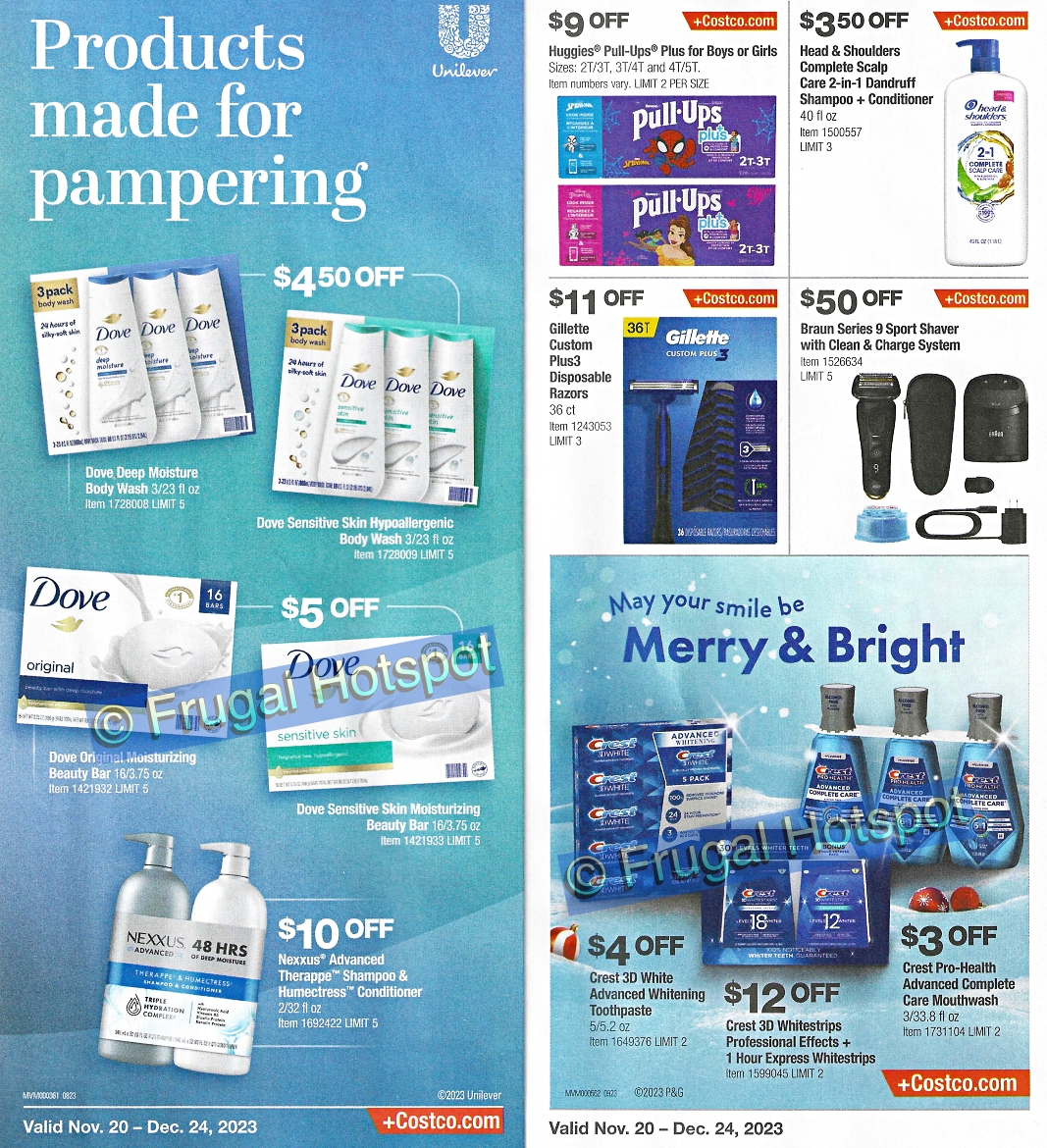 Costco Coupon Book DECEMBER 2023 | P 10 and 11