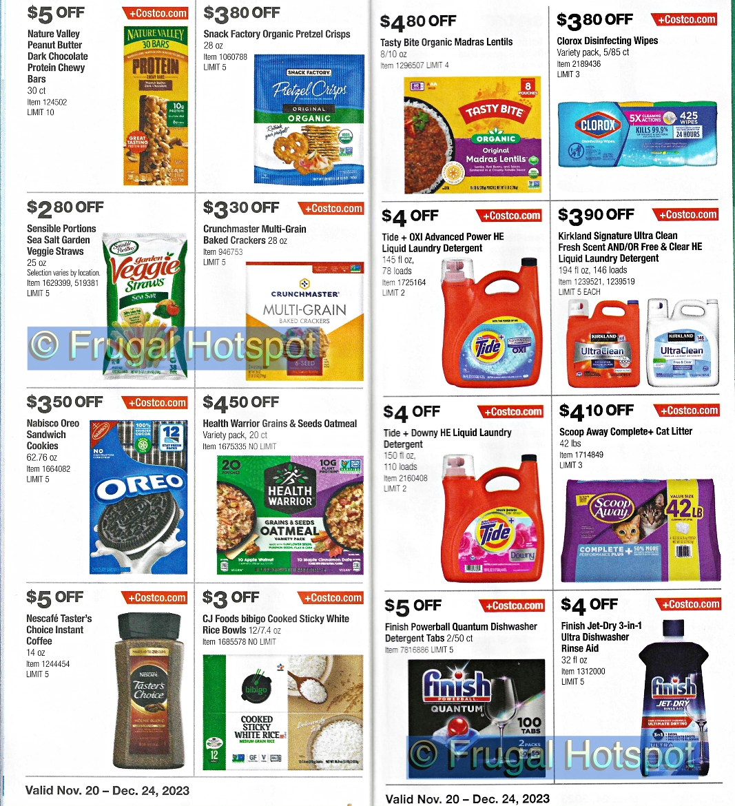 Costco Coupon Book DECEMBER 2023 | P 18 and 19