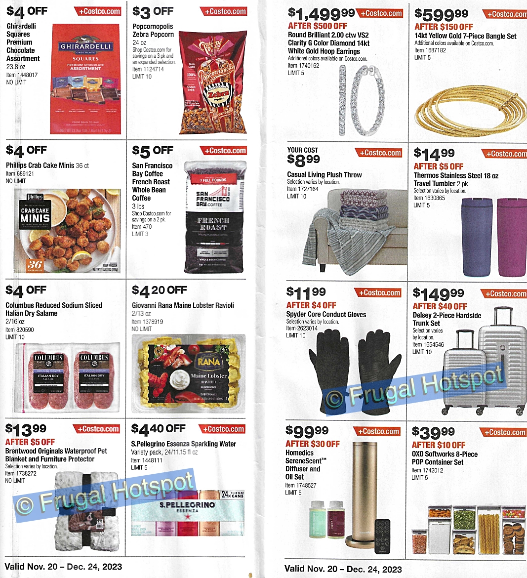 Costco Coupon Book DECEMBER 2023 | P 2 and 3