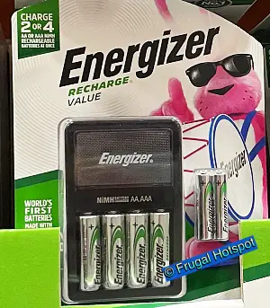 Energizer Rechargeable Charger Kit with batteries | Costco 1812345