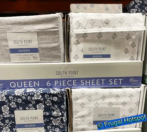 South Point Home Microfiber Sheet 6 pc set | Costco Item 1703334 Item 1703335