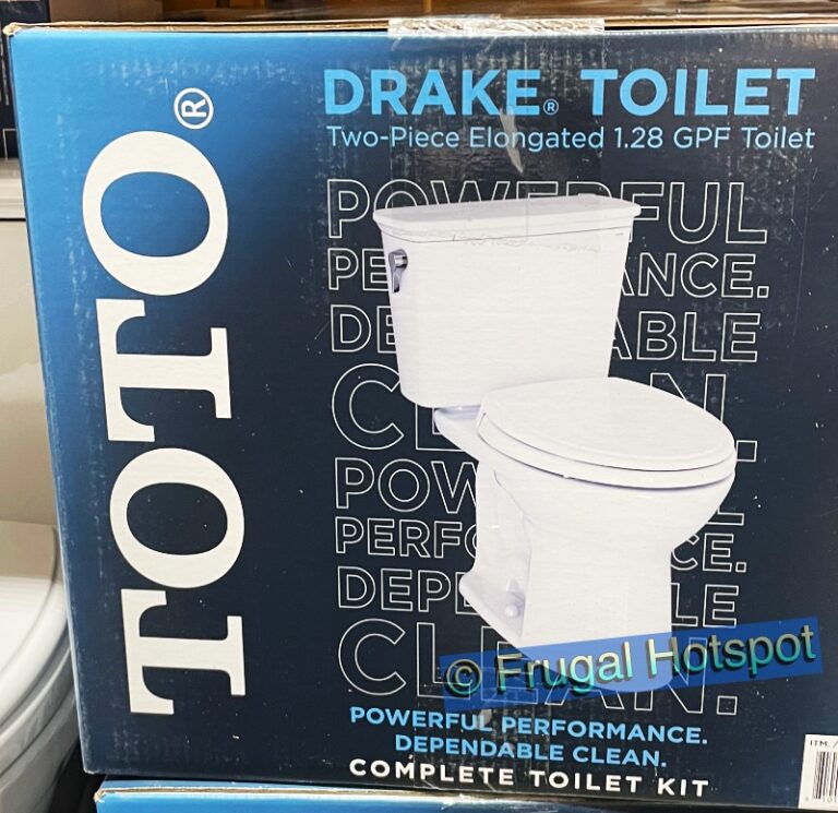 Toto Drake 2Piece Elongated Toilet Costco Sale! Frugal Hotspot