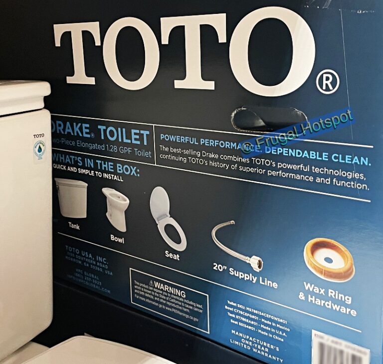 Toto Drake 2-Piece Elongated Toilet - Costco Sale! | Frugal Hotspot