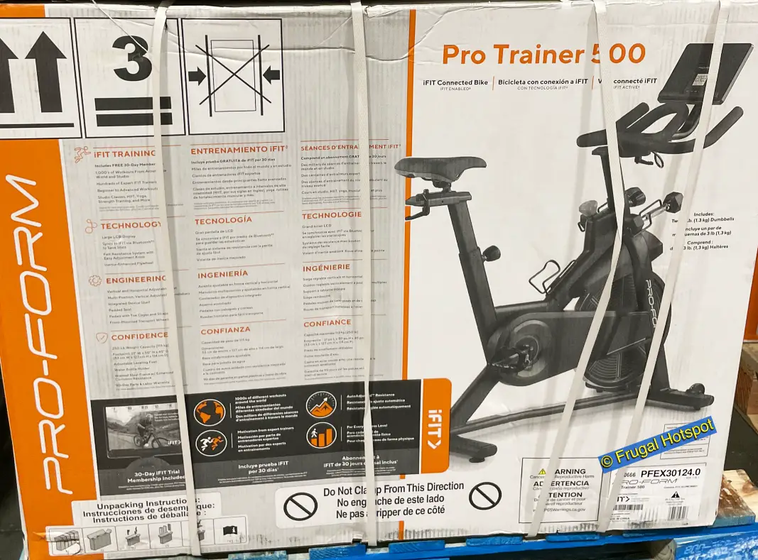ProForm Pro Trainer 500 Exercise Bike | Costco 1740666