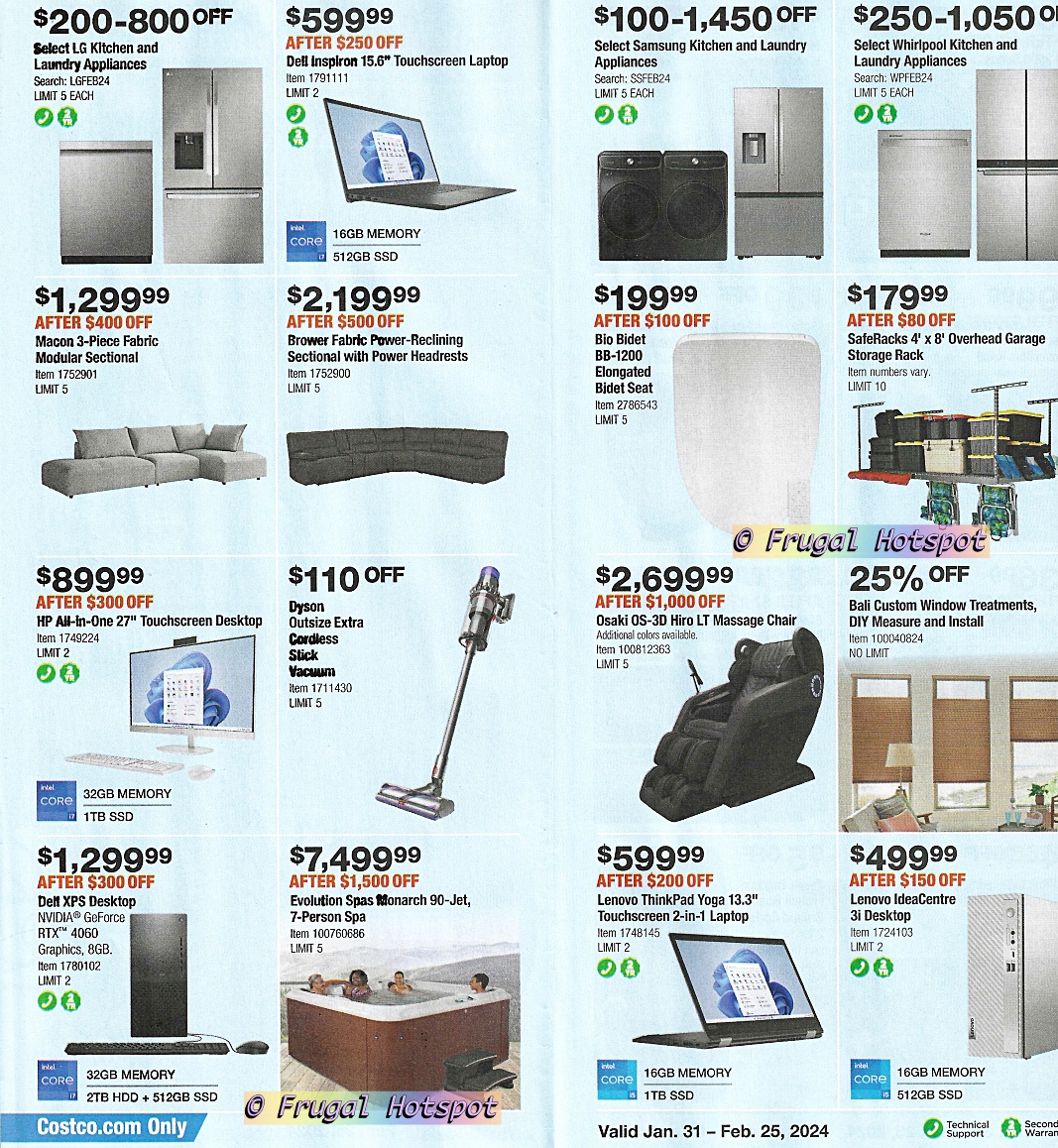 Costco Coupon Book FEBRUARY 2024 | Pages 10 and 11