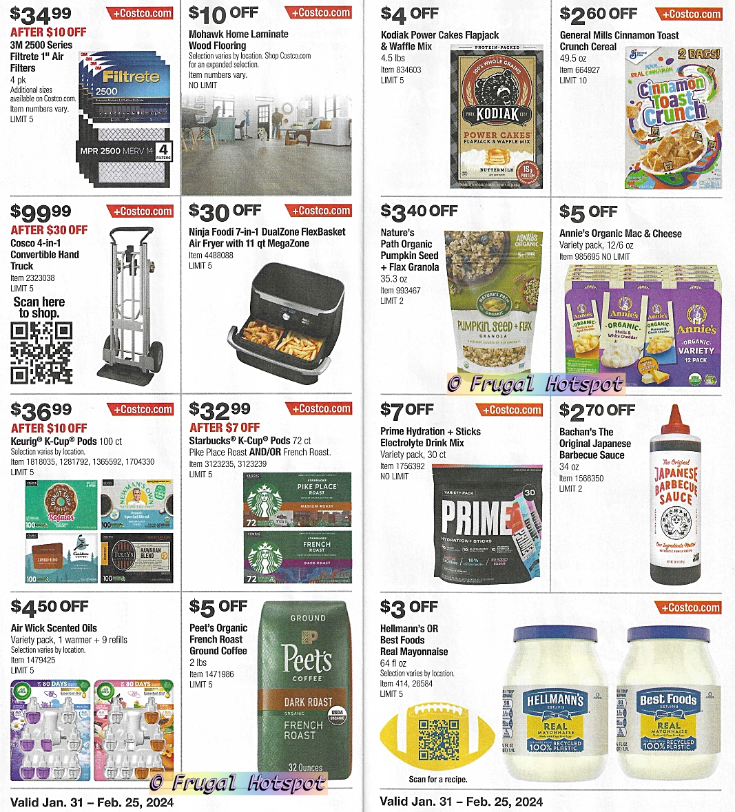 Costco Coupon Book FEBRUARY 2024 | Pages 12 and 13