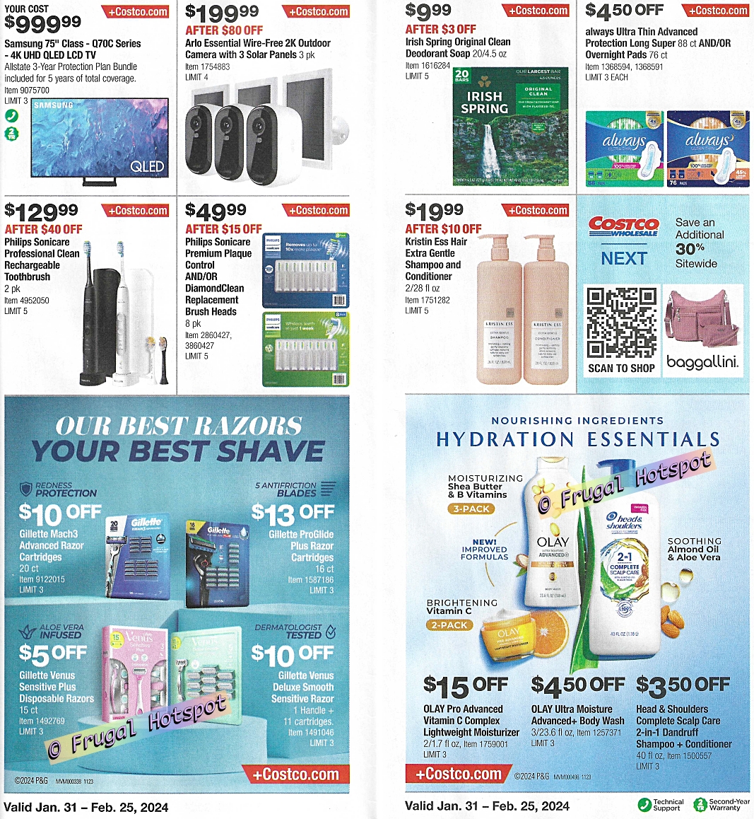 Costco Coupon Book FEBRUARY 2024 | Pages 4 and 5
