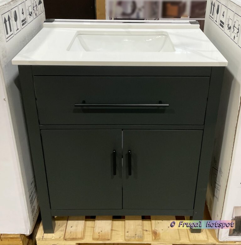 Kohler Orime Bath Vanity in Dark Gray at Costco! Frugal Hotspot
