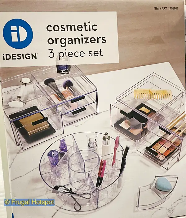 iDesign Cosmetic Organizer 3 pc set | Costco 1753987
