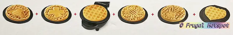 Variety of mini waffle designs | Costco 2733544