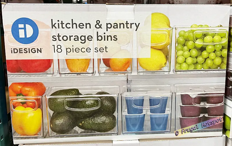 iDESIGN Kitchen and Pantry Storage Bins 18 Piece Set | Costco