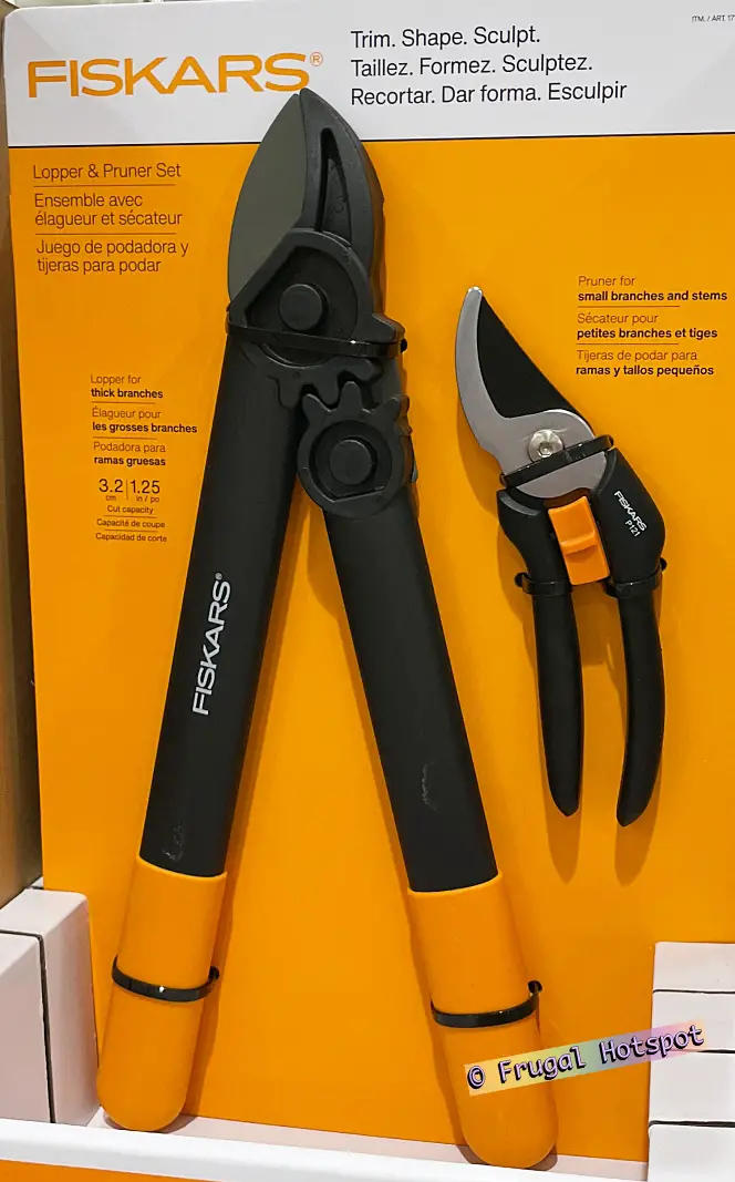 Fiskars 15 inch Lopper and Hand Pruner Set | Costco 1713570