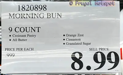 Kirkland Signature 9 Count Morning Buns | Costco 1820898