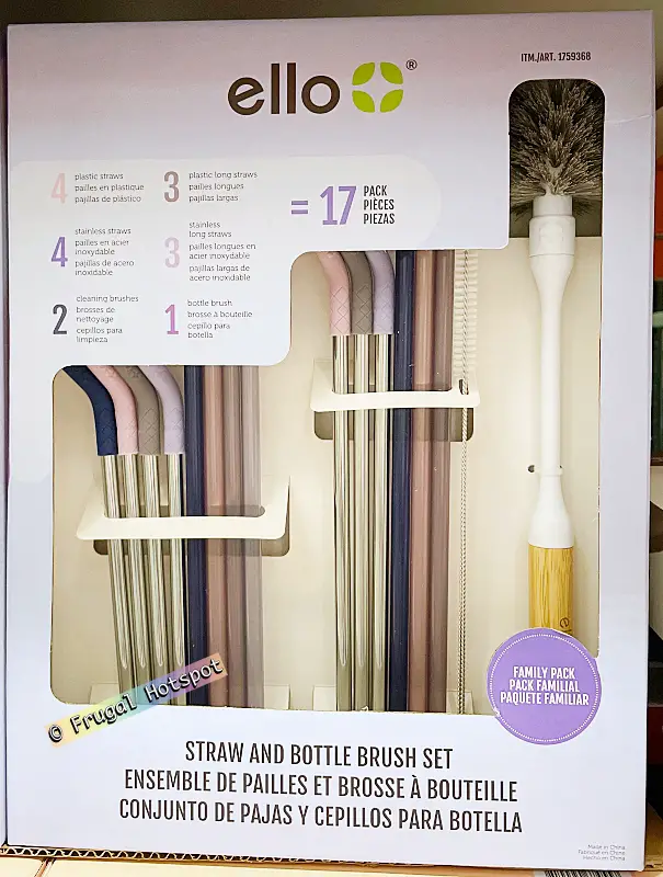Ello Straw and Bottle Brush Set | Costco 1759368