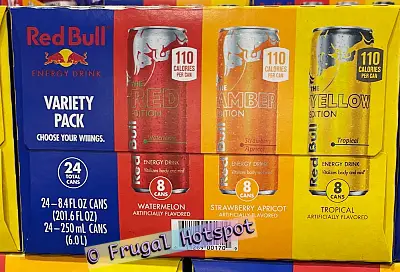ReD Bull variety pack | Costco | Watermelon and Strawberry Apricot and Tropical