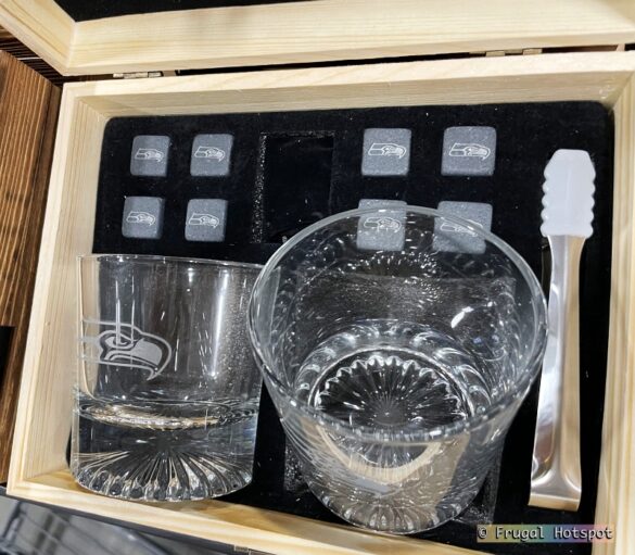 NFL Drink Glass Set w/Stone Cubes at Costco! Frugal Hotspot