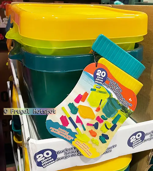 Bucket Playset 20 piece | Costco 1739905