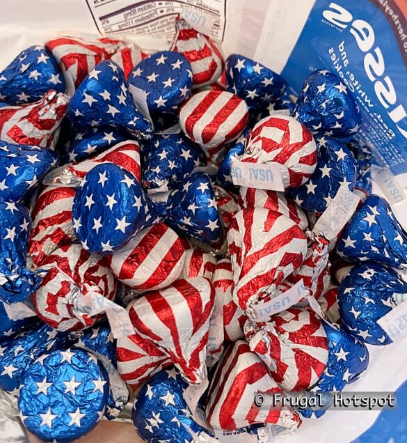 Hershey's Kisses Patriotic Foils Milk Chocolates Costco Sale!
