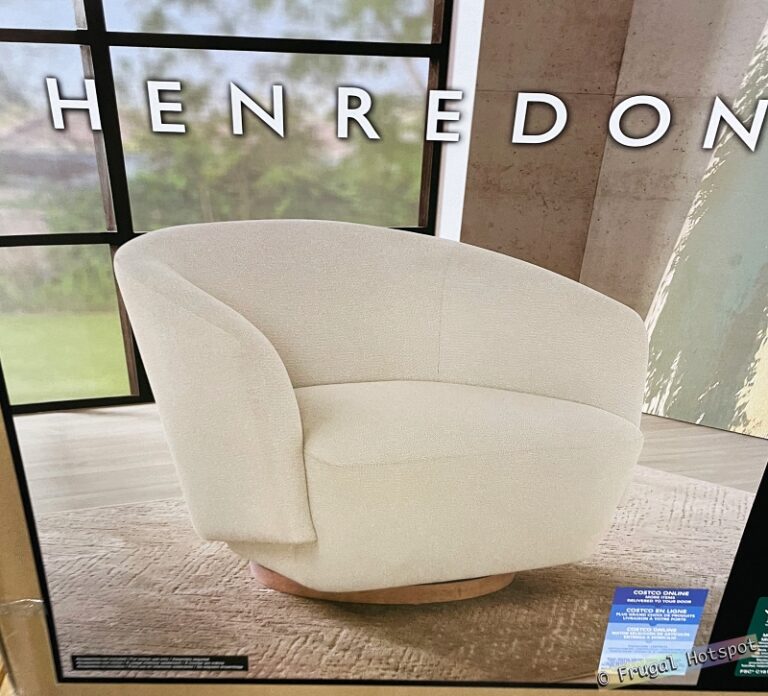 Henredon Bouclé Swivel Chair at Costco! | Frugal Hotspot