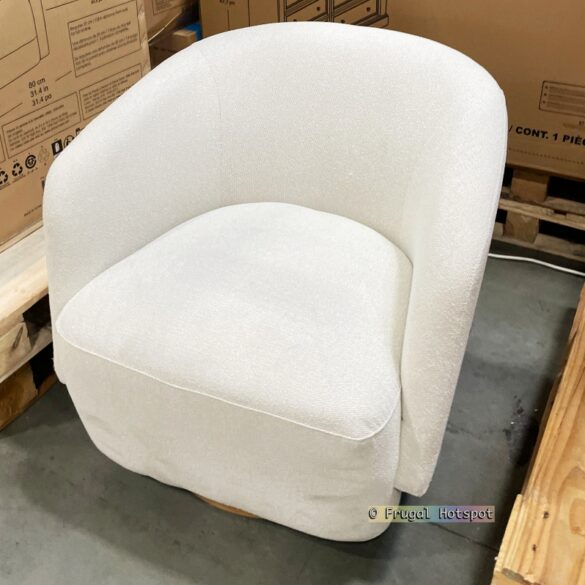 Henredon Bouclé Swivel Chair at Costco! | Frugal Hotspot