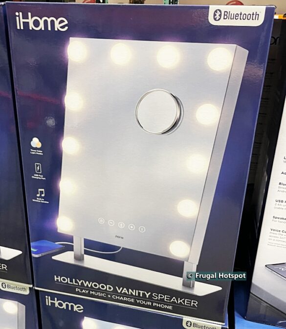 iHome Hollywood Lighted Mirror with Speaker - Costco Sale!