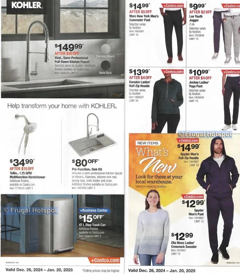 Costco Coupon Book JANUARY 2025 Frugal Hotspot