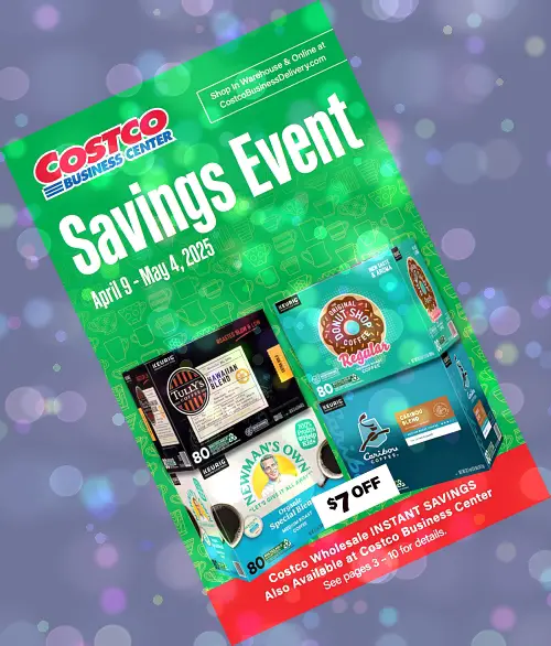 Costco Business Center Coupon Book APRIL 2025 and MAY 2025 | Cover