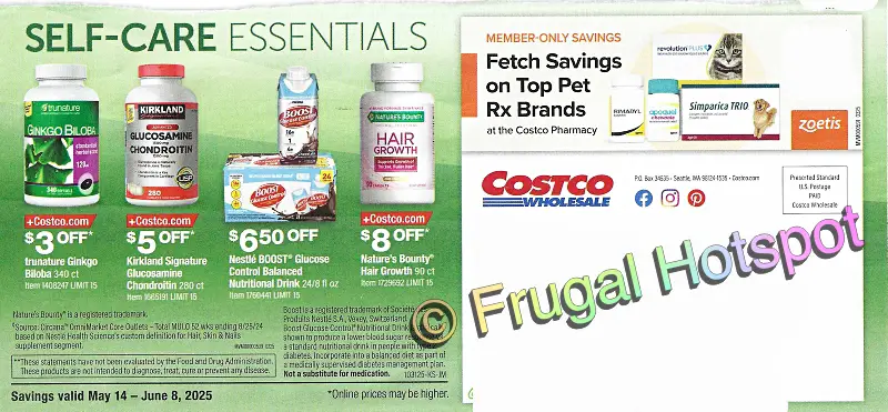 Costco Coupon Book MAY 2025 | Back Cover