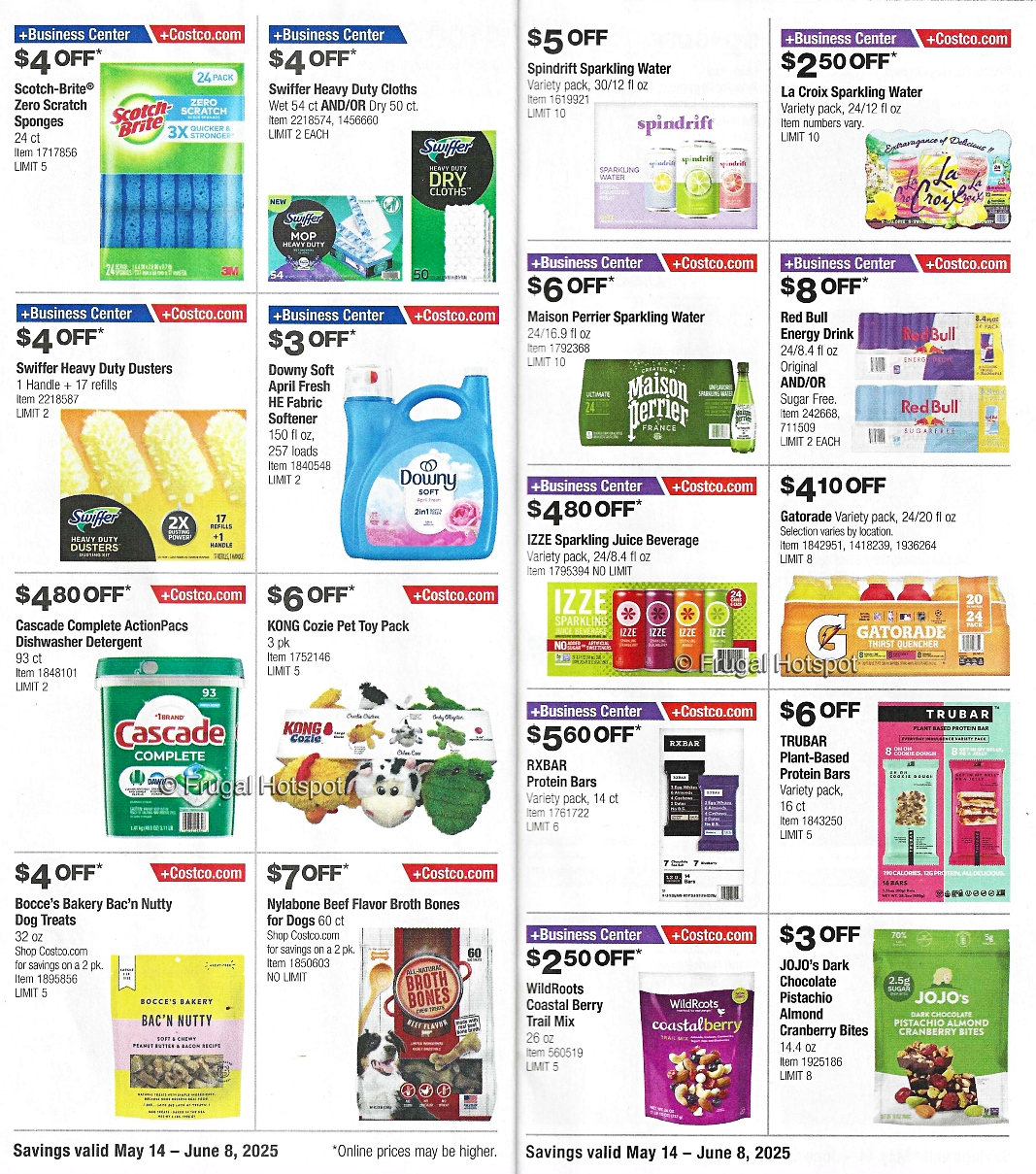 Costco Coupon Book MAY 2025 | Pages 14 and 15