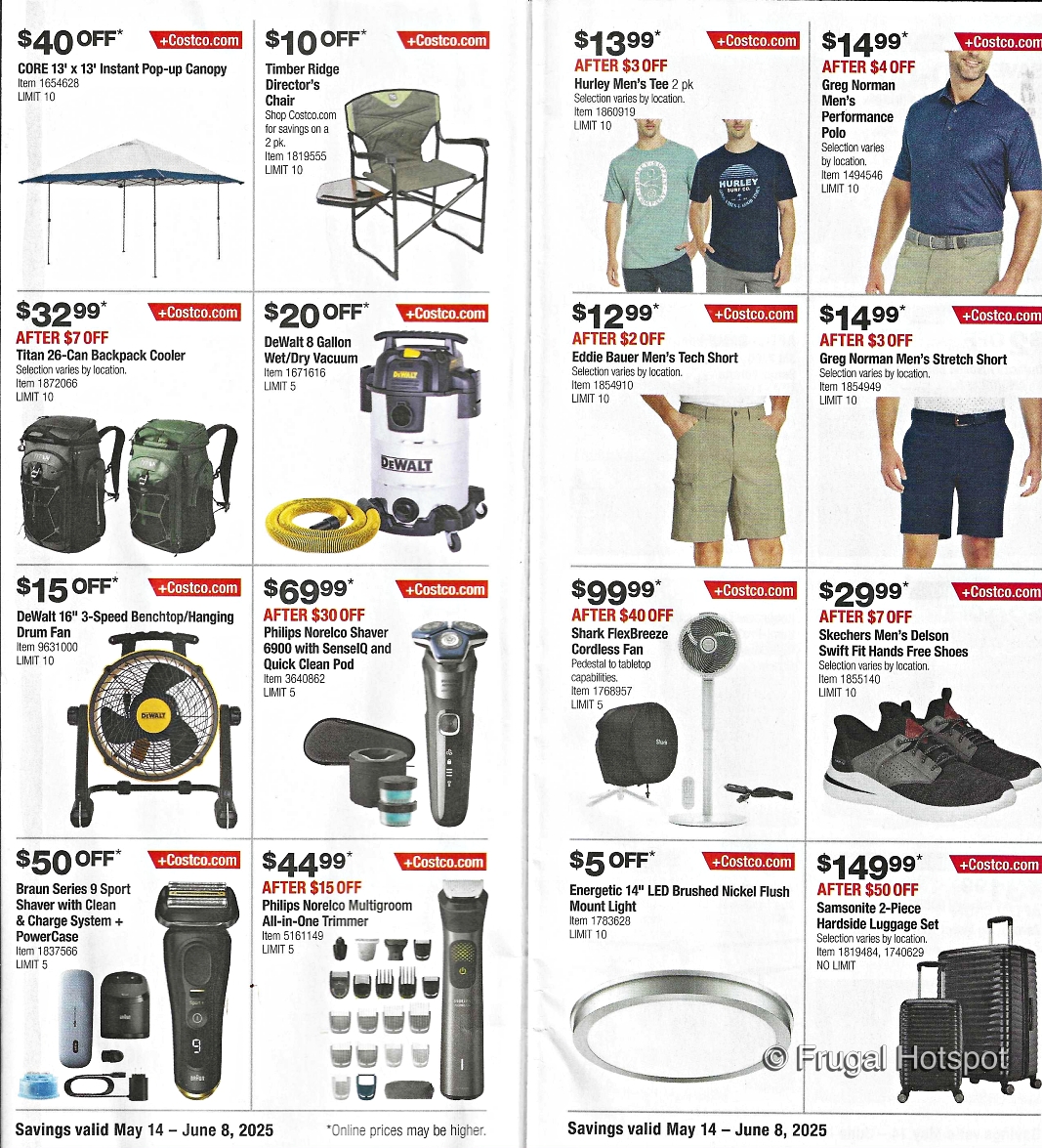 Costco Coupon Book MAY 2025 | Pages 2 and 3