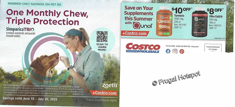 Costco Coupon Book JUNE JULY 2025 | Back Cover