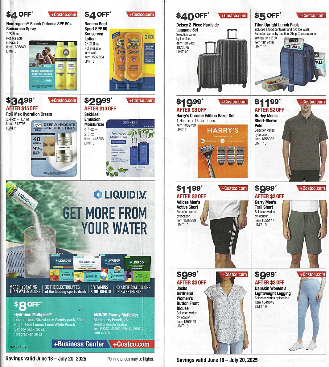 Costco Coupon Book JUNE JULY 2025 | P 2 and 3