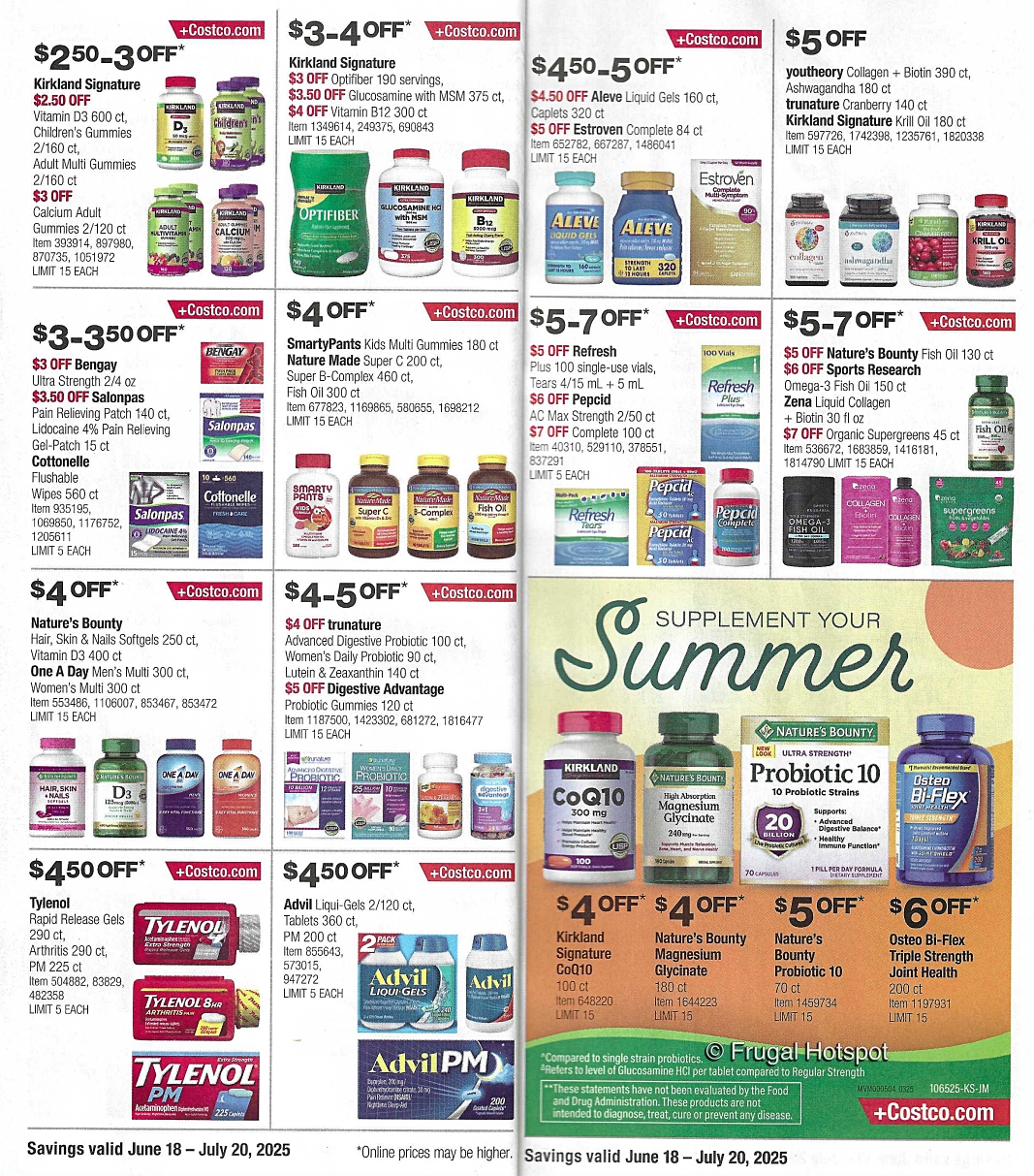 Costco Coupon Book JUNE JULY 2025 | P 20 and 21
