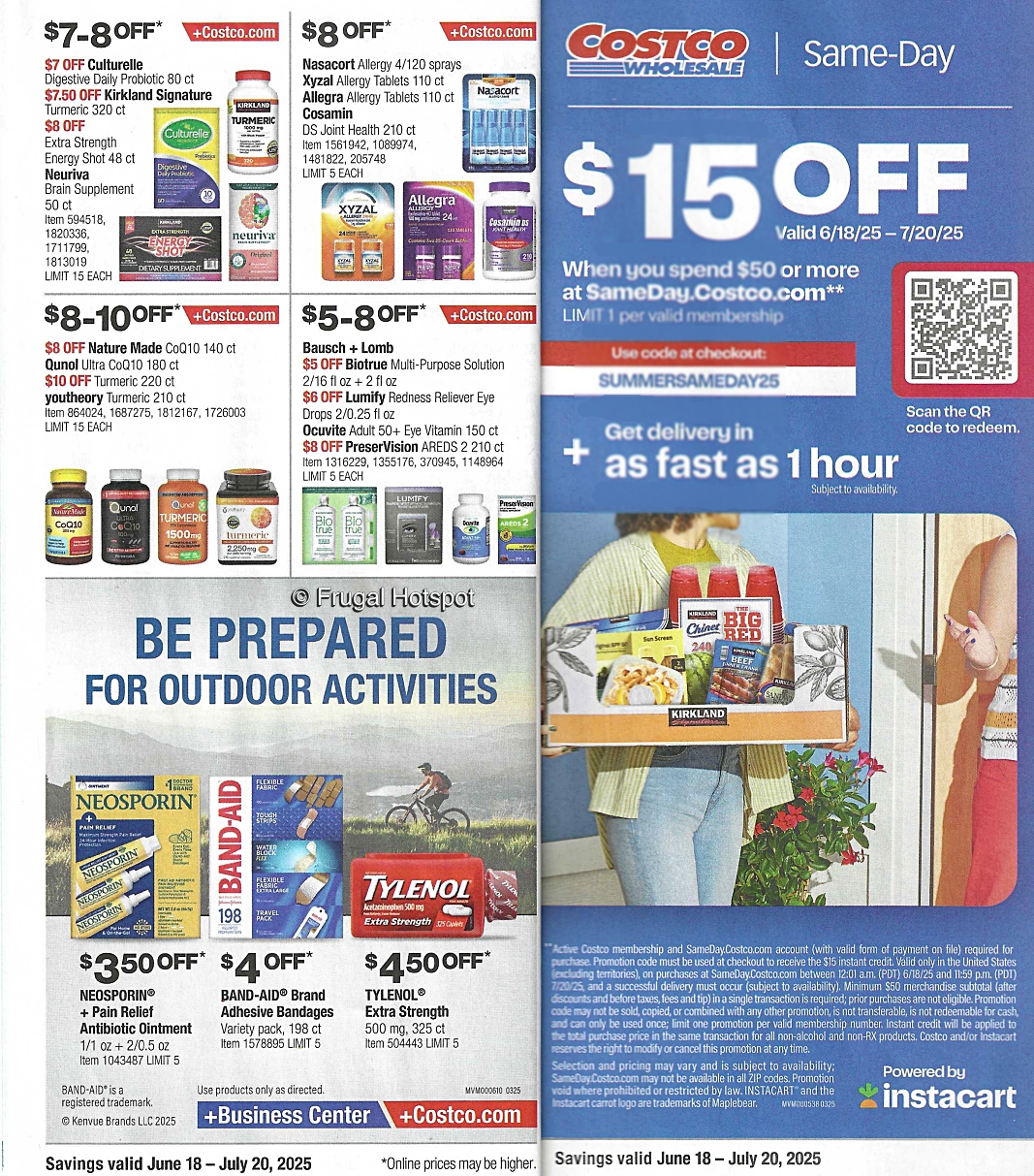 Costco Coupon Book JUNE JULY 2025 | P 22 and 23