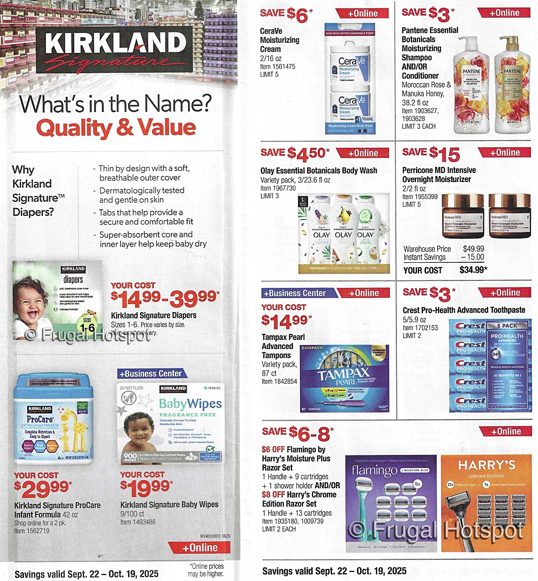 Costco Coupon Book OCTOBER 2025 P 2 and 3