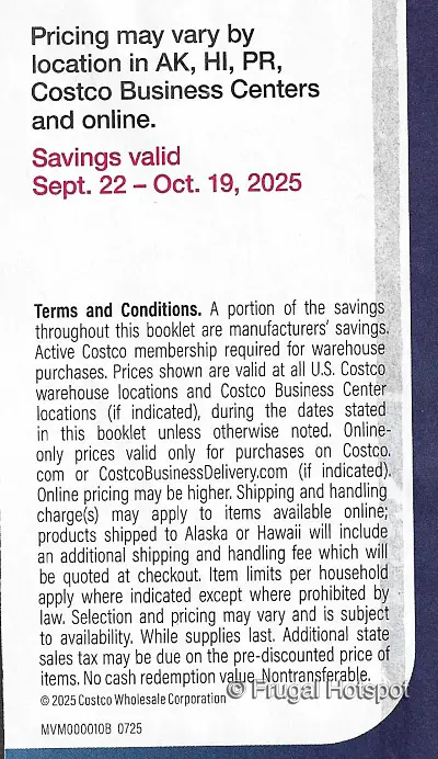 Costco Coupon Book OCTOBER 2025 P 25
