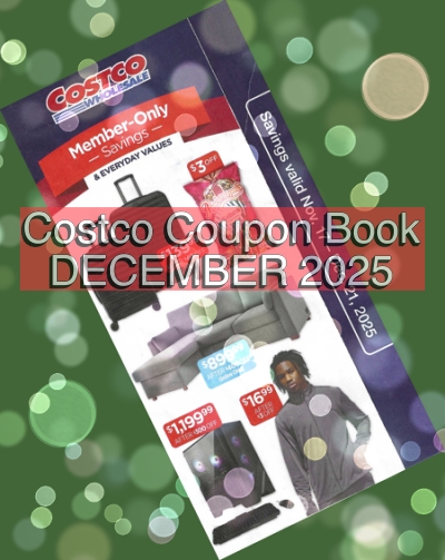 Costco Coupon Book DECEMBER 2025 Cover