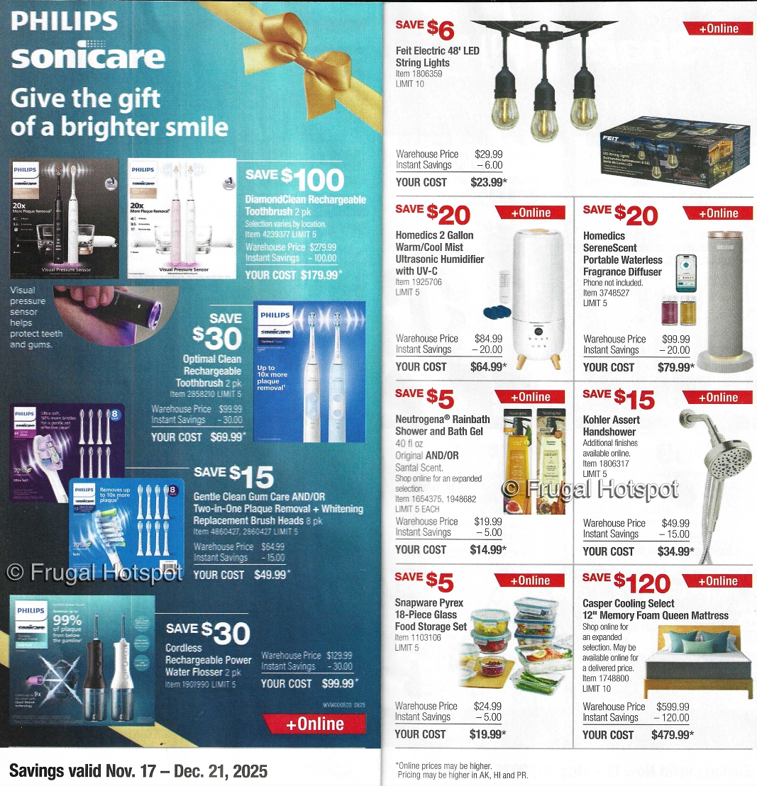 Costco Coupon Book DECEMBER 2025 | P 12 and P13