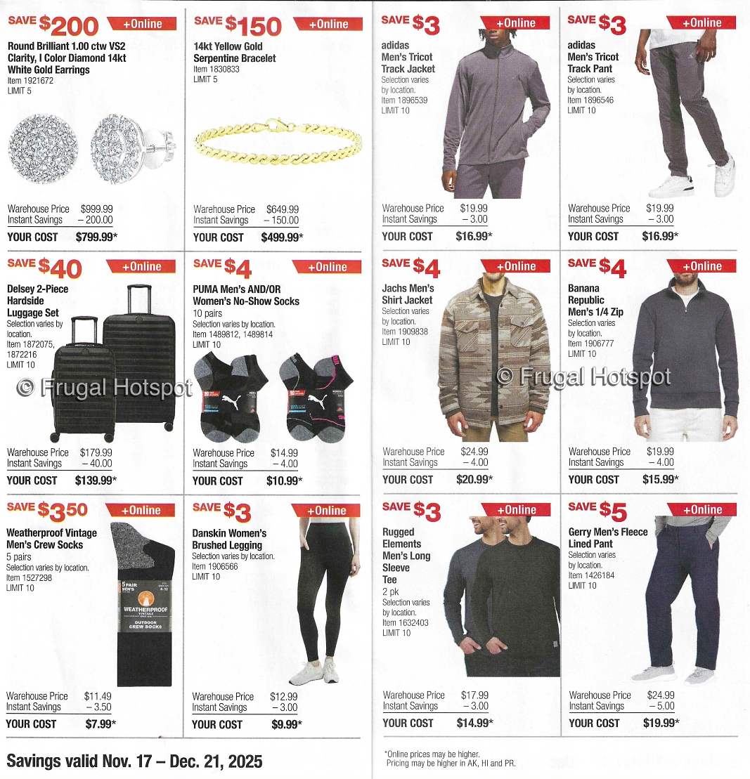 Costco Coupon Book DECEMBER 2025 | P 4 and P5